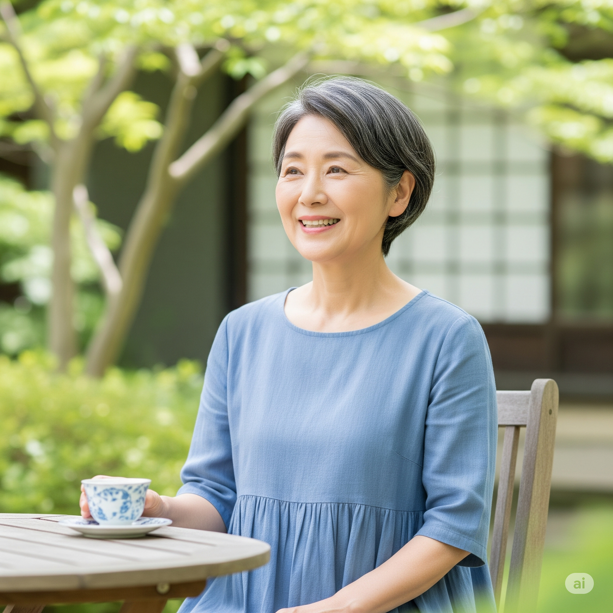 充実した毎日を過ごす女性